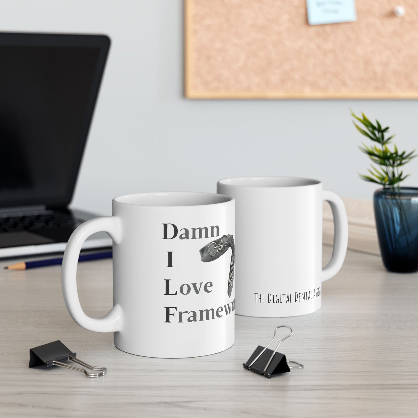 Dental funny DILF Ceramic Mug, (11oz, 15oz)