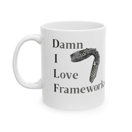 Dental funny DILF Ceramic Mug, (11oz, 15oz)