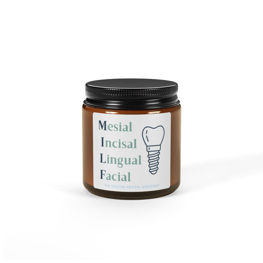 Dental MILF Scented Soy Candle (Multi-Size, Amber Jar)