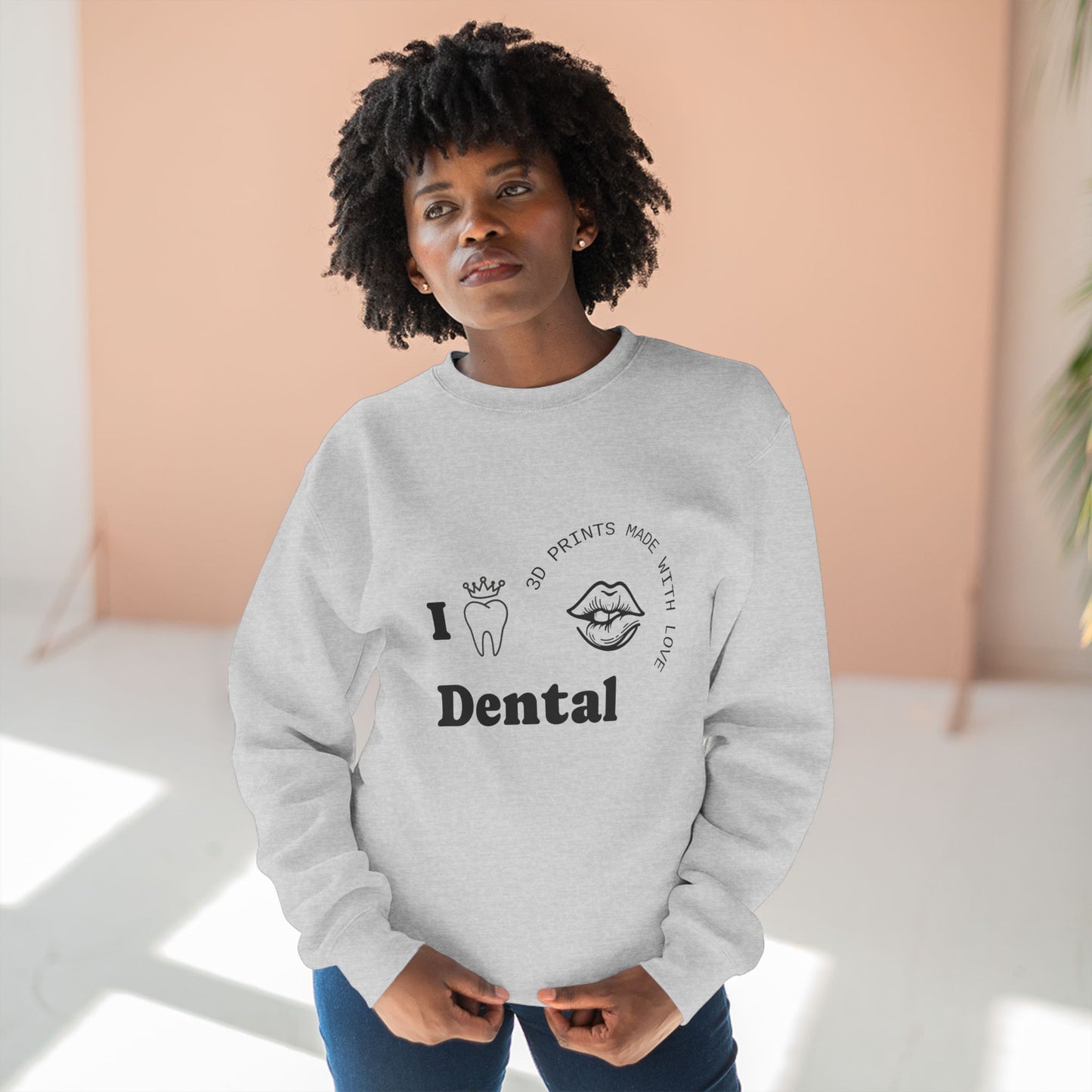 I love dental shirt Unisex Crewneck Sweatshirt
